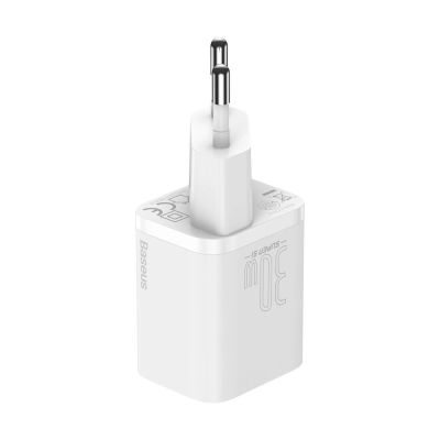3. Baseus Super Si 1C szybka ładowarka USB Typ C 30W Power Delivery Quick Charge biały (CCSUP-J02)
