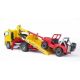 3. BRUDER MAN TGA Breakdown truck with cross country vehicle