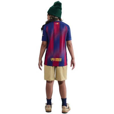 2. Koszulka dla dzieci Nike FC Barcelona 2025/26 Match Home granatowo-bordowa HJ5216 456