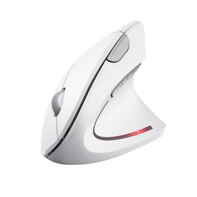 4. Mysz TRUST Verto Wireless vertical ergonomic White