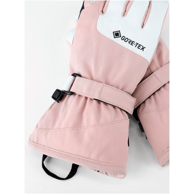Rękawice narciarskie damskie VIKING Sherpa GTX 2.0 różowo białe   5