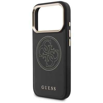 6. Etui Guess Perforated 4G MagSafe na iPhone 17 Pro - czarne