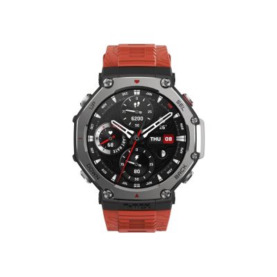 9. Smartwatch Amazfit T-Rex 3 -älykello, 48,5 mm, punainen