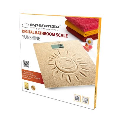 10. Waga łazienkowa Esperanza Sunshine EBS006 (kolor piaskowy)