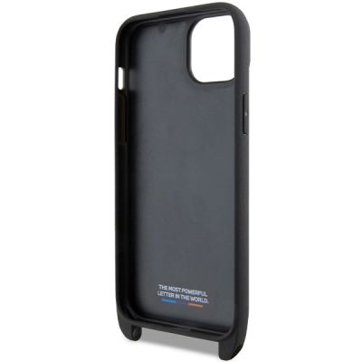 6. Etui BMW M Edition Carbon Stripe & Strap na iPhone 15 / 14 / 13 - czarne
