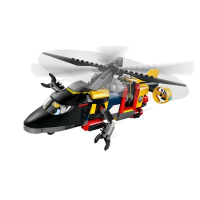 6. LEGO CITY 60462 Zestaw z helikopterem, wozem strażackim i łodzią podwodną