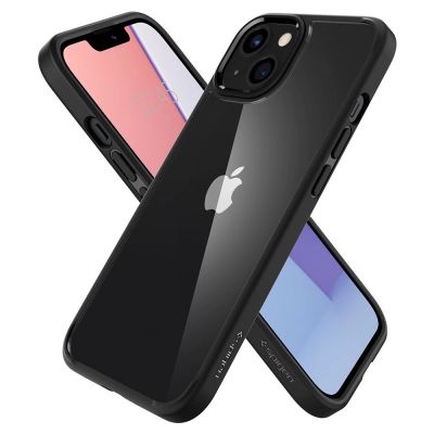 6. Etui Spigen Ultra Hybrid na iPhone 13 - czarny mat