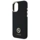 6. Etui Guess Silicone Logo Strass 4G na iPhone 16 - czarne