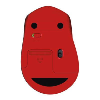 5. Mysz Logitech M330 910-004911 (optyczna; 1000 DPI; kolor czerwony)