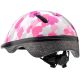 12. Kask rowerowy Meteor KS06 Hearts pink roz XS 44-48cm Jr 24818