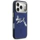 4. Etui Karl Lagerfeld IML Choupettes Karl  Script Logo MagSafe na iPhone 17 Pro - niebieskie