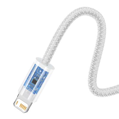 4. Kabel Baseus Dynamic Series 2,4A USB-A - Lightning 2m - biały
