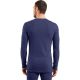 2. Bielizna termoaktywna z długim rękawem Odlo BL TOP crew neck l/s ACTIVE WARM roz. L Niebieska