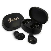 Słuchawki bezprzewodowe Guess Bluetooth GUTWST30BKTWS + stacja dokująca - czarne