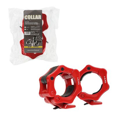 6. Gryf prosty olimpijski 20kg 2200mm GOP220 PRO + ZG1000R zaciski lock HMS