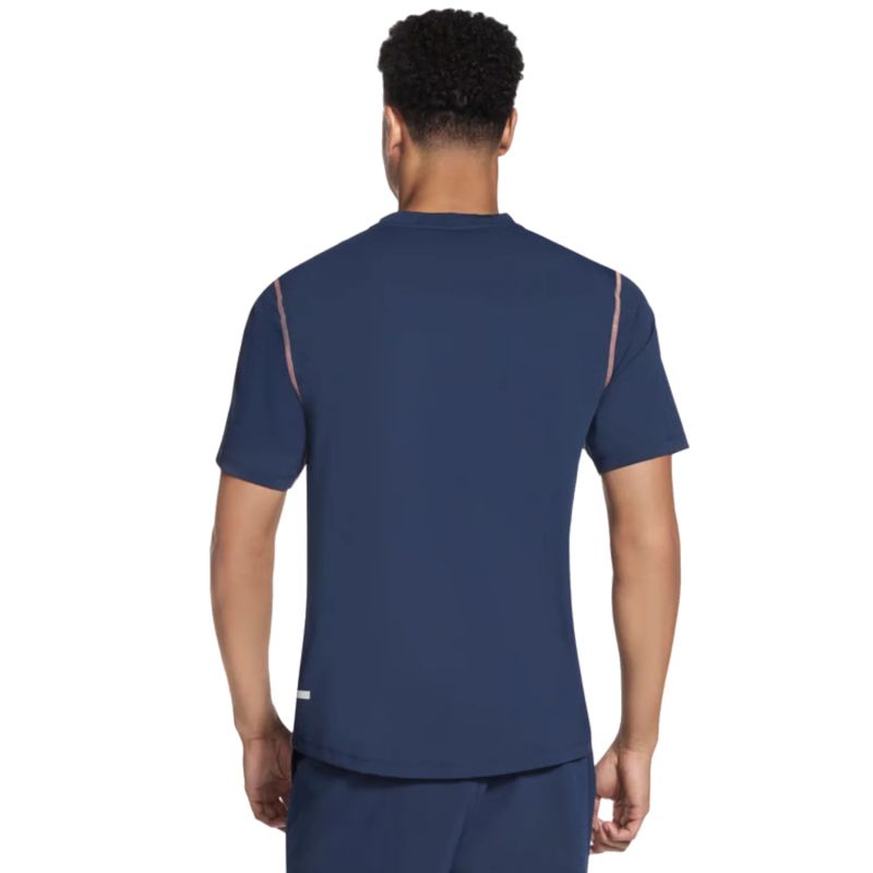 2. Skechers Go Dri All Day Tee TS315-NVY Granatowe XL