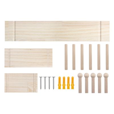 5. MACLEAN DREWNIANA TABLICA ORGANIZER, KOLOR JASNE DREWNO, 60X80 CM, MAX. 20 KG MC-131 WD