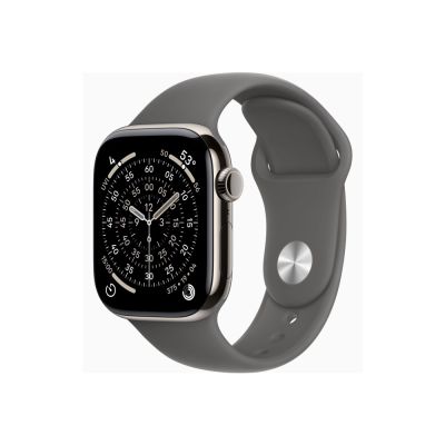 Apple Watch Series 11 OLED 42 mm Cyfrowy 374 x 446 px Ekran dotykowy 5G Tytan Wi-Fi GPS