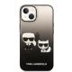 3. Etui Karl Lagerfeld Gradient Ikonik Karl&Choupette na iPhone 14 - czarne