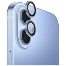 Szkło na aparat UNIQ Optix Aluminium Camera Lens Protector na iPhone 17 z aplikatorem - niebieskie