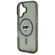 6. Etui Karl Lagerfeld IML Metal Choupette Head MagSafe na iPhone 16 Plus - czarne