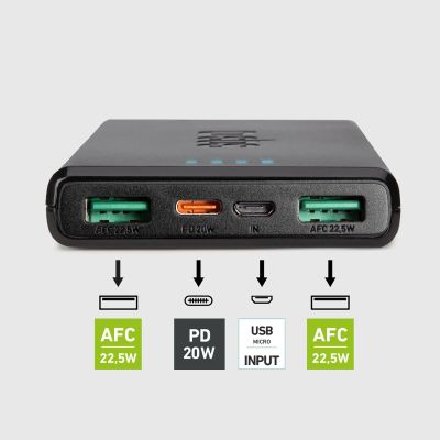 11. Powerbank SBS TTBB10000FASTPD20K 10000 mAh 20W z Power Delivery - czarny