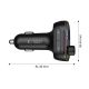 3. Ładowarka samochodowa Tech-Protect CC07 3-Porty PD 54W + transmiter FM Bluetooth - czarna