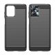 8. Carbon Case etui Motorola Moto G13 elastyczny silikonowy karbonowy pokrowiec czarne