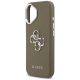 6. Etui Guess Grained Big 4G Classic Logo na iPhone 17 - brązowe