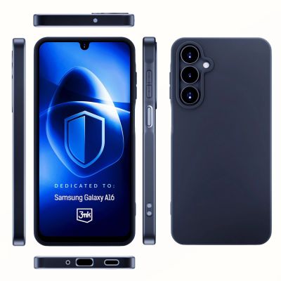 Etui 3mk Matt Case na Samsung Galaxy A16 - czarne