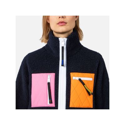 2. Bluza Rossignol W On Air Fleece Jkt niebieski