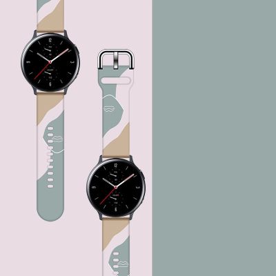 3. Pasek Strap Moro do Samsung Galaxy Watch 40 / 41 / 42 / 43 / 44 mm silikonowa bransoletka opaska do zegarka - wzór 17