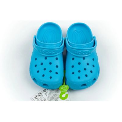 9. Crocs Sandały chodaki dziecięce Classic Clog K niebieskie wygodne lekkie