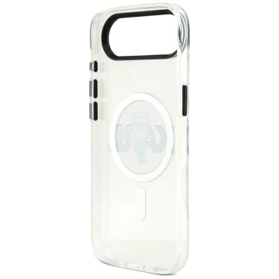7. Etui Karl Lagerfeld IML Karl Sketch Logo MagSafe do iPhone 17 Air - przezroczyste