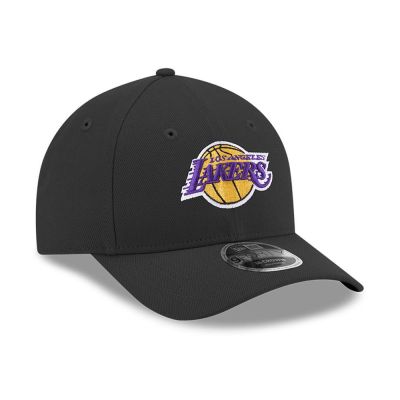 3. Czapka z daszkiem New Era 9FORTY Los Angeles Lakers NBA Team M-Crown Black Snapback - 60755479