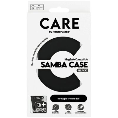 3. Etui CARE by PanzerGlass Fashion MagSafe na iPhone 16e - czarne