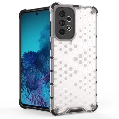 2. Honeycomb etui pancerny pokrowiec z żelową ramką Samsung Galaxy A73 czarny