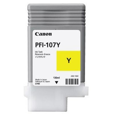 Tusz Canon żółty PFI-107Y=PFI107Y=CF6708B001AA, 130 ml.