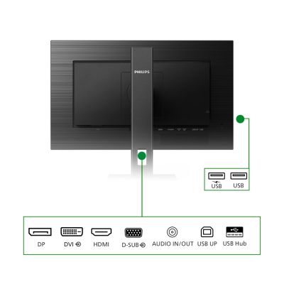 4. MONITOR PHILIPS LED 23,8" 242B1G/00