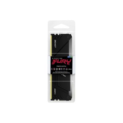 3. Kingston Technology FURY Beast RGB moduł pamięci 16 GB 1 x 16 GB DDR4 3200 MT/s 288-pin DIMM