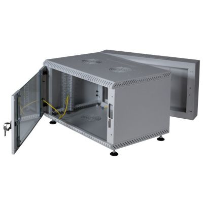 4. EFB Elektronik 691606VGR.50 stojak 6U Szafa wisząca Szary