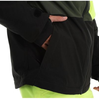 12. O'neill kurtka męska zimowa sportowa Carbonite snowboard narty 10K zielona czarna