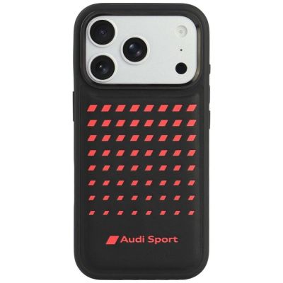 Etui Audi Sport Synthetic Leather MagSafe na iPhone 18 Pro / 17 Pro - czarne