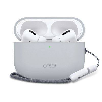 2. Etui Tech-Protect Silicone na AirPods Pro 3 - szare