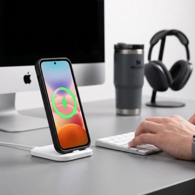 5. Etui Tech-Protect Magmat MagSafe na Xiaomi Redmi 17 4G / 17 5G - czarne matowe