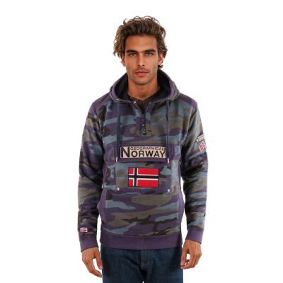 9. Geographical Norway GYMCLASS MEN CAMO 100 (WT1663H/GN/MILITAIRE BLUE)