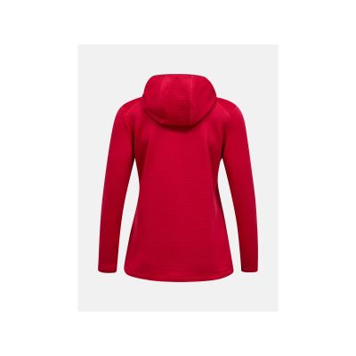 3. Bluza PEAK PERFORMANCE W Trail Polartec Zip Hood bordowy