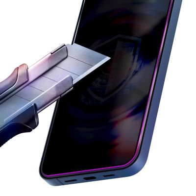 9. Szkło hartowane 9H z filtrem prywatyzującym 3mk HardGlass Max Privacy na iPhone 15 Pro Max