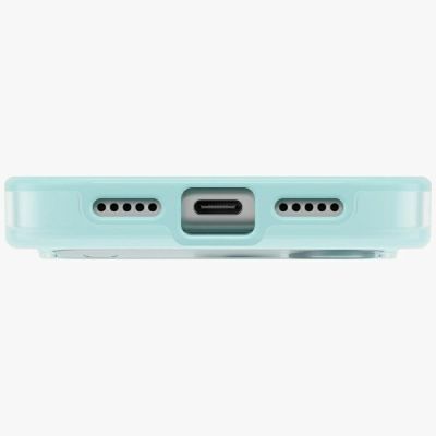 4. Etui UNIQ Clario Magclick Charging na iPhone 18 Pro / 17 Pro - niebieskie
