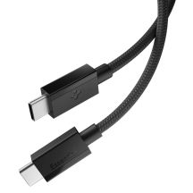 Kabel Spigen Essential EB6015CC USB-C 60W 150 cm - czarny